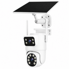 Smart Solar PTZ Security Camera 3MP HD – 360° WiFi Outdoor Surveillance