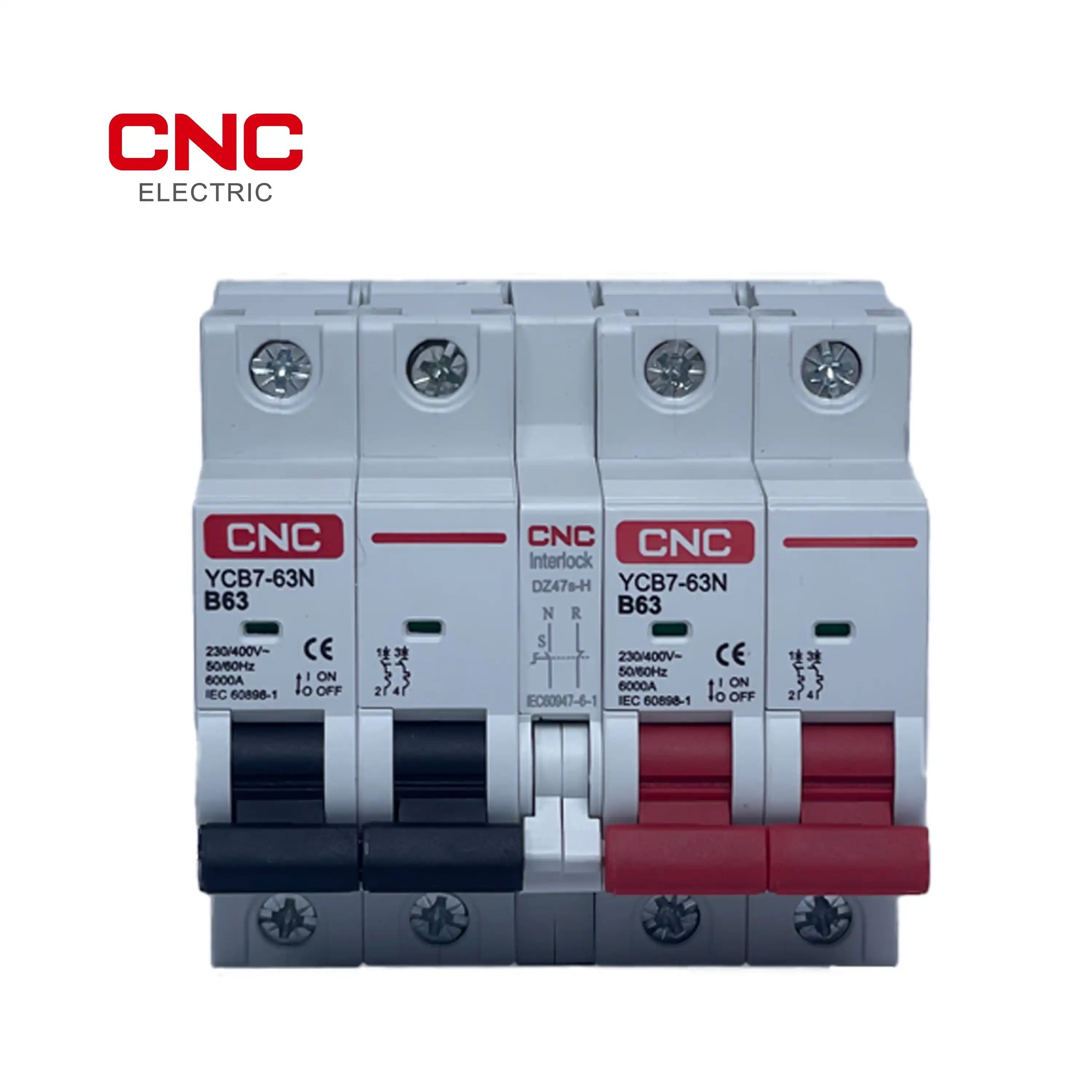 CNC YCB7-63N MTS Breaker Type 2P+2P AC 230/400V 63A