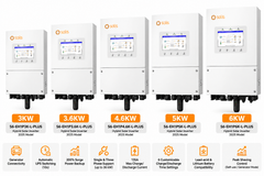 Solis S6-EH1P(3-6)K-L-PLUS Hybrid Solar Inverter | 3kW to 6kW