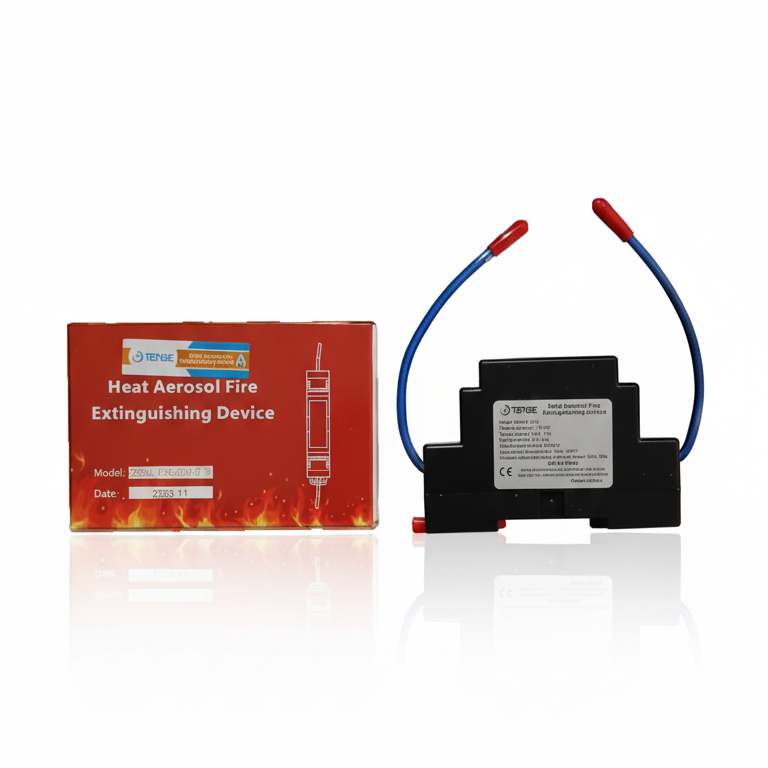 Tense Fire Extinguishing Device Din rail for Distribution box | Automatic Electrical Fire Suppression System
